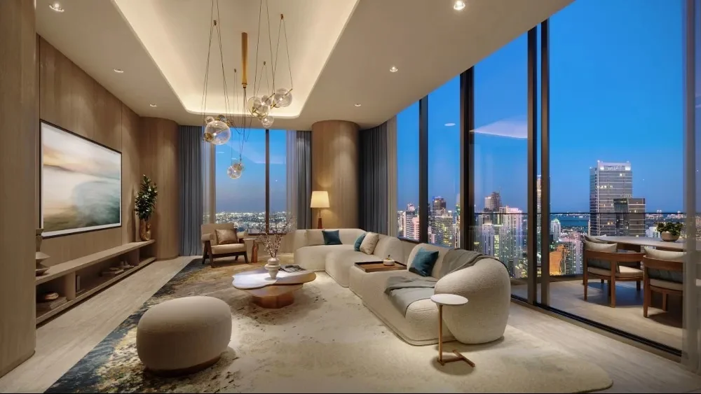 St. Regis Residences Miami — ph family room
