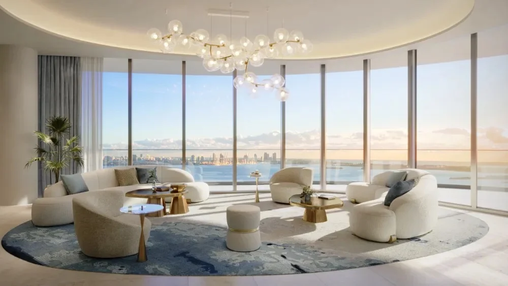 St. Regis Residences Miami — ph living room