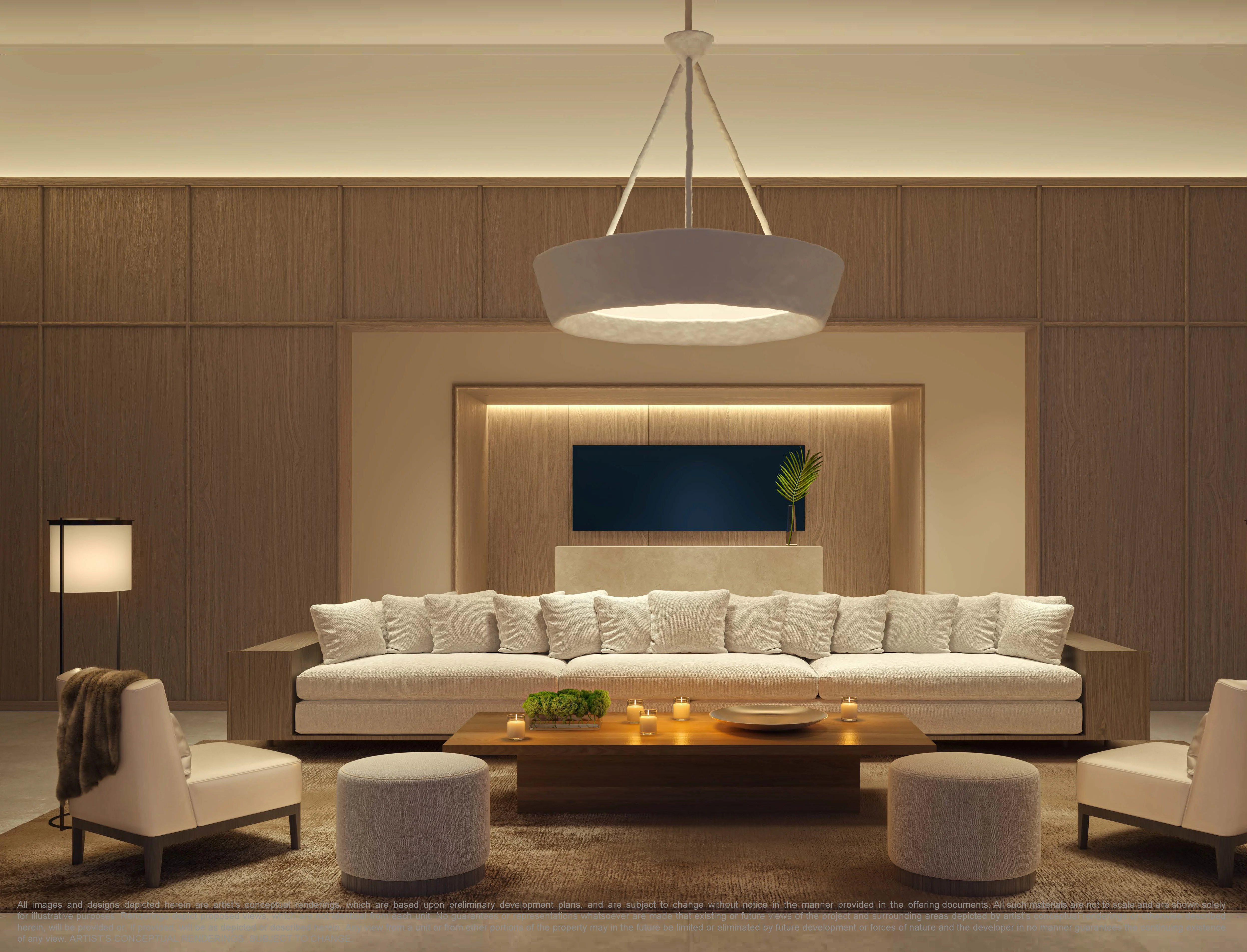 Edition Residences — amenity lobby