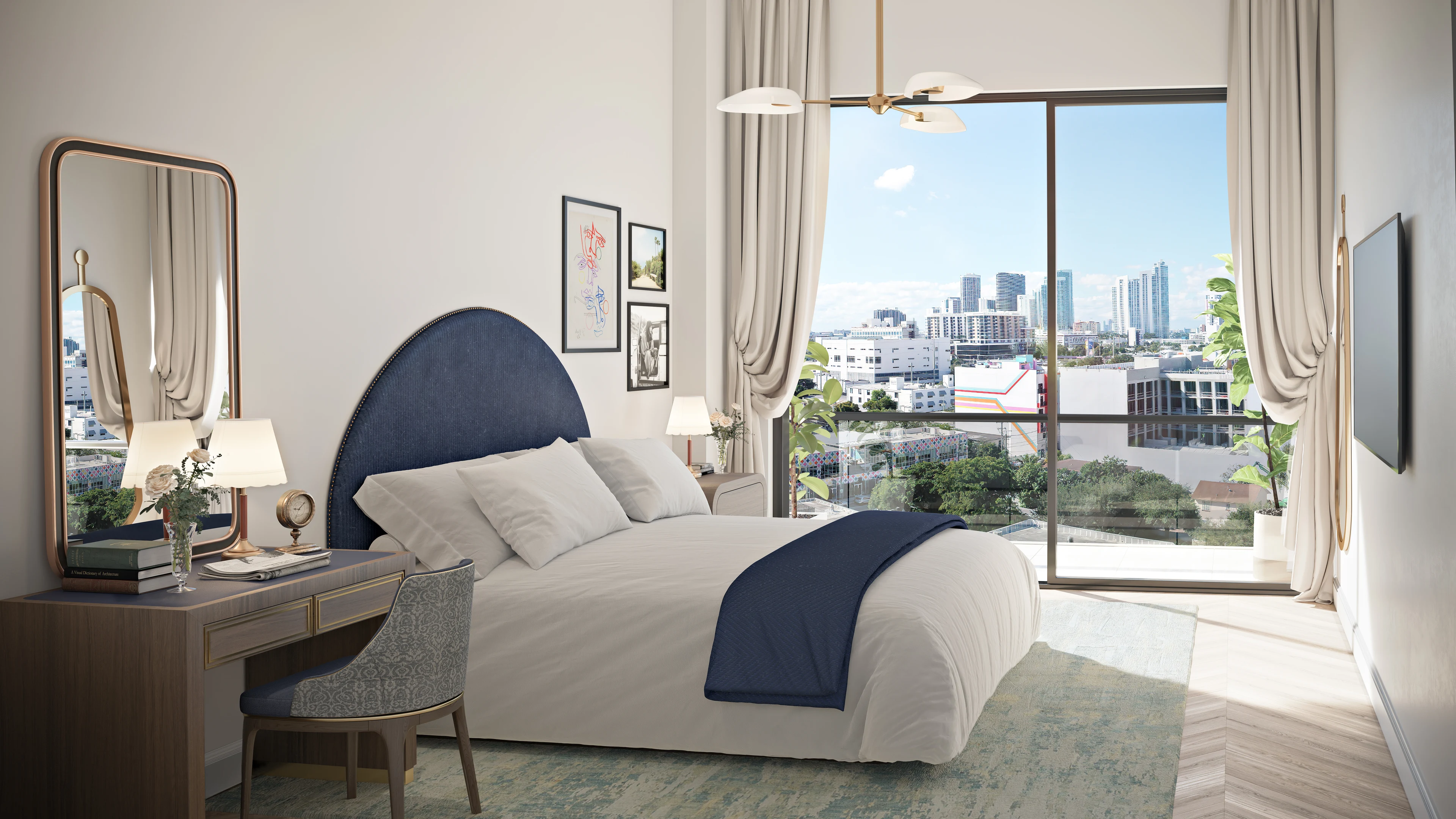 NoMad Residences Wynwood — bedroom
